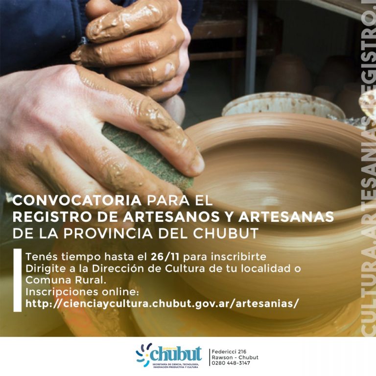 SE CREA UNA NUEVA COMISIÓN DE ADMISIÓN PARA EL REGISTRO PROVINCIAL DE ARTESANOS