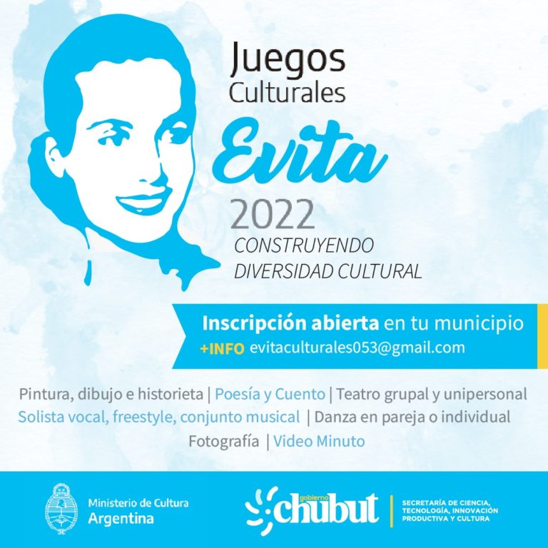 Se abrió la inscripción para los Juegos Culturales Evita 2022￼