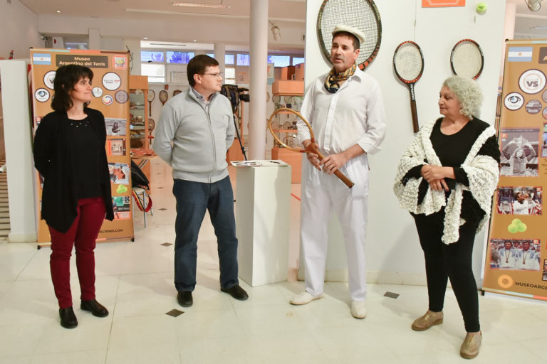 Quedó inaugurada la Muestra sobre el Museo Argentino de Tenis￼