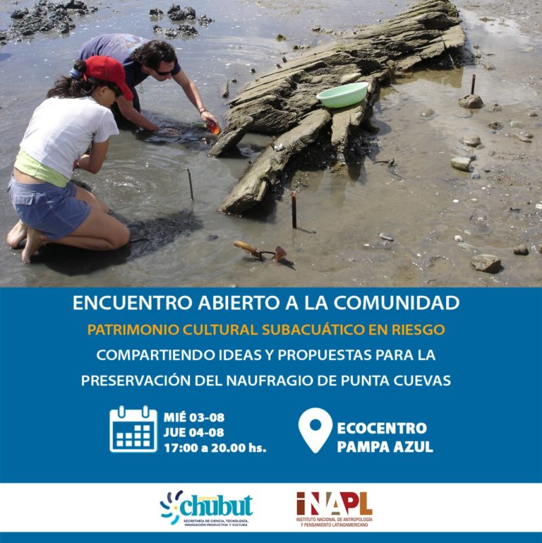 La Secretaría de Ciencia y Cultura invita a un conversatorio acerca del pasado marítimo de Puerto Madryn y su patrimonio cultural subacuático.