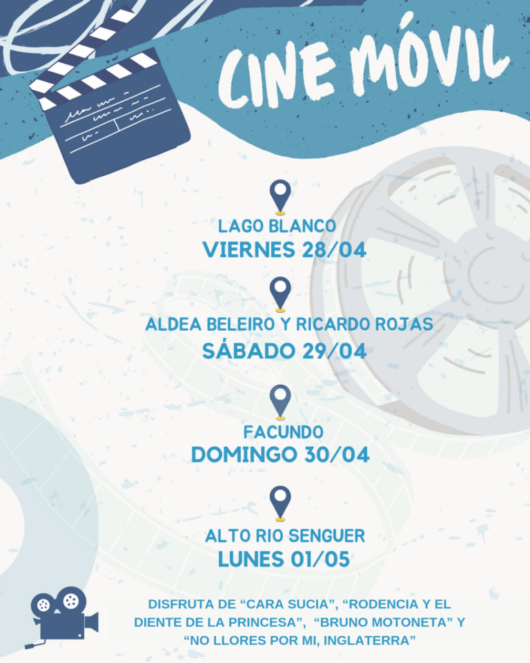 EL CINE MÓVIL INICIA UNA NUEVA RECORRIDA POR LA PROVINCIA