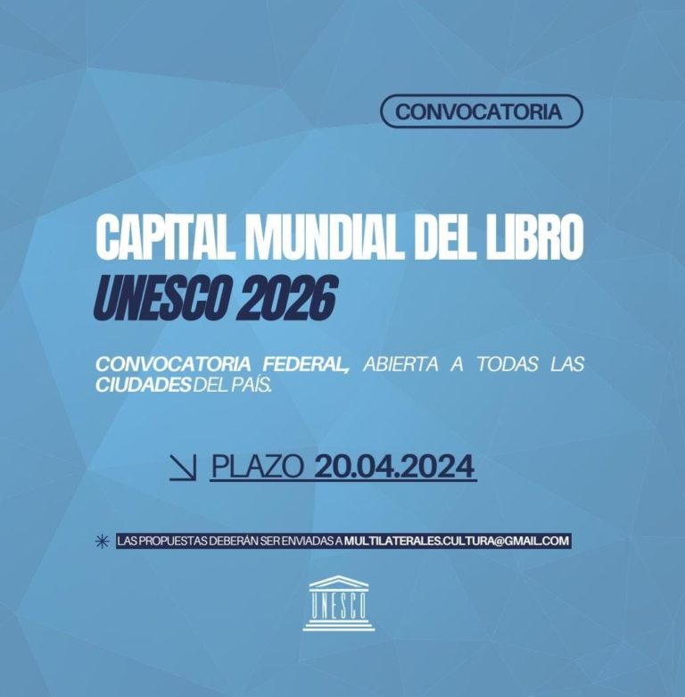 Convocatoria Capital Mundial del Libro UNESCO 2026