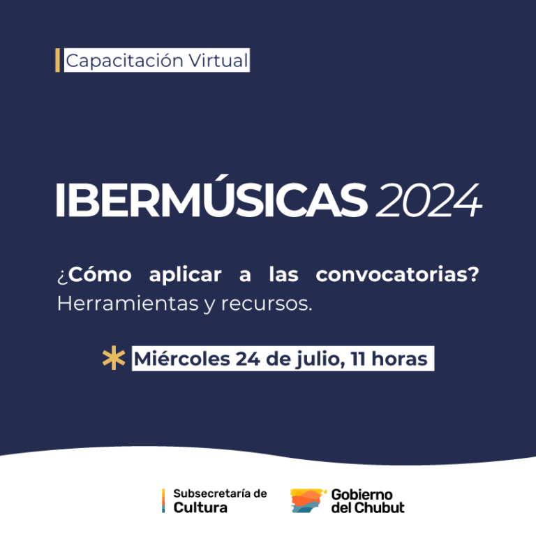 Provincia invita a participar de capacitación dictada por programa internacional de apoyo a la música